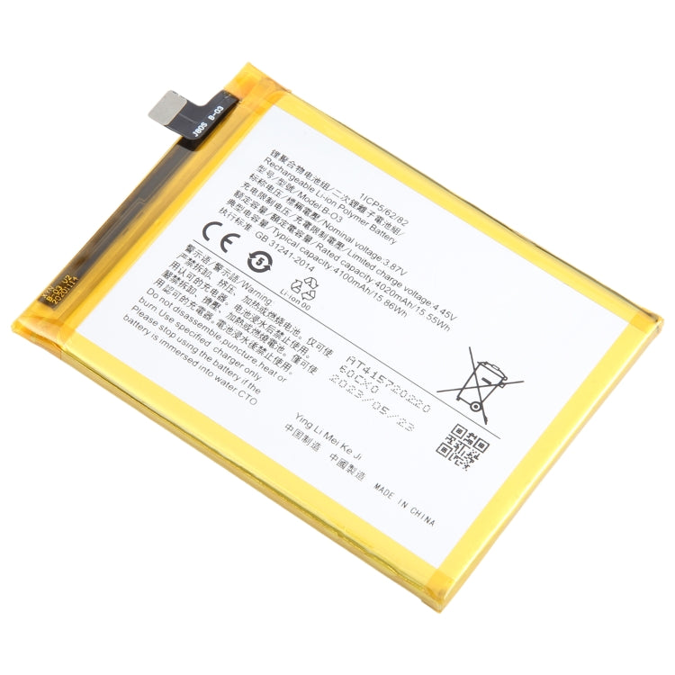 For vivo Y73s B-O3 4100mAh Li-Polymer Battery Replacement