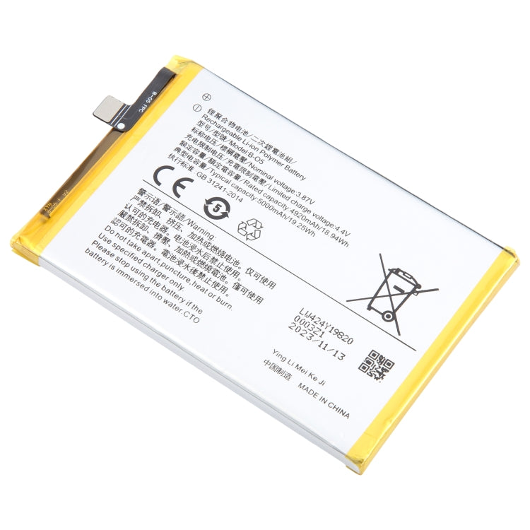 For vivo Y20 B-O5 5000mAh Li-Polymer Battery Replacement