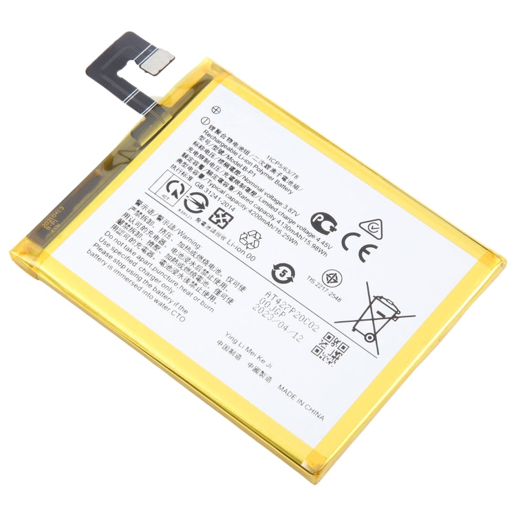For vivo X60 Pro B-P1 4200mAh Li-Polymer Battery Replacement