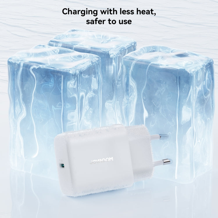 JOYROOM JR-TCF24 30W USB-C / Type-C Fast Charger with Cable Set, Specification:EU Plug - White