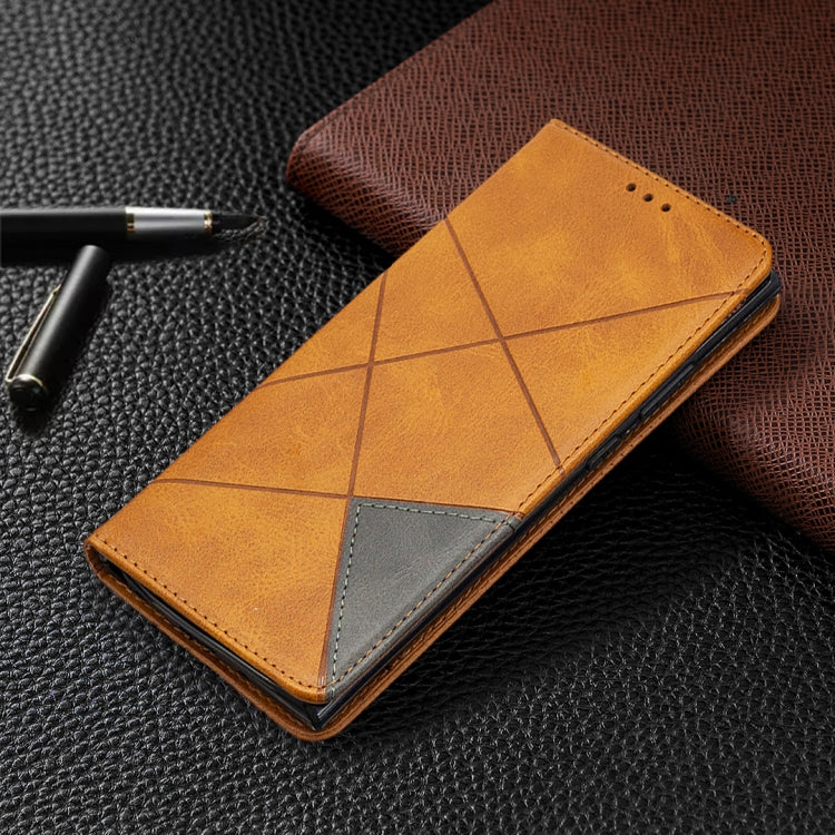 For Samsung Galaxy Note 20 Ultra Rhombus Texture Horizontal Flip Magnetic Leather Case with Holder & Card Slots & Wallet