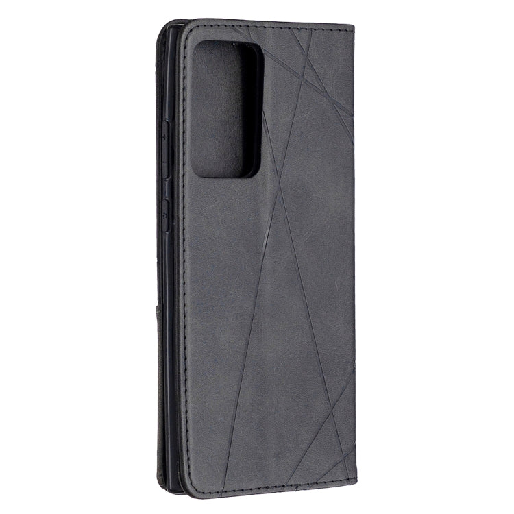 For Samsung Galaxy Note 20 Ultra Rhombus Texture Horizontal Flip Magnetic Leather Case with Holder & Card Slots & Wallet