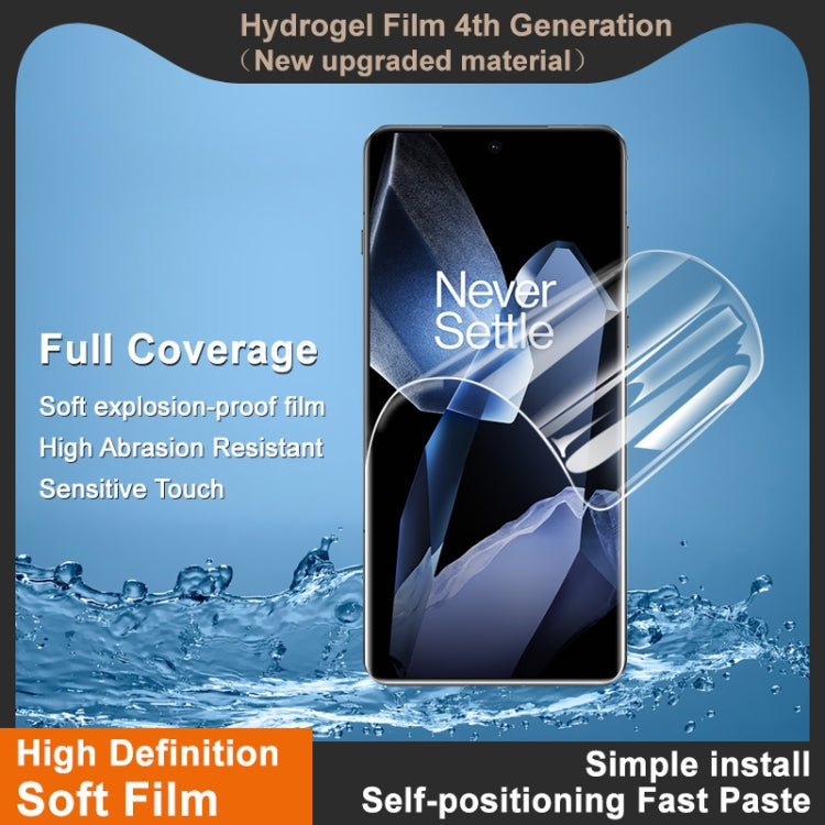 For OnePlus 13 imak 4th Generation  Full Coverage Screen Hydrogel Film Protector