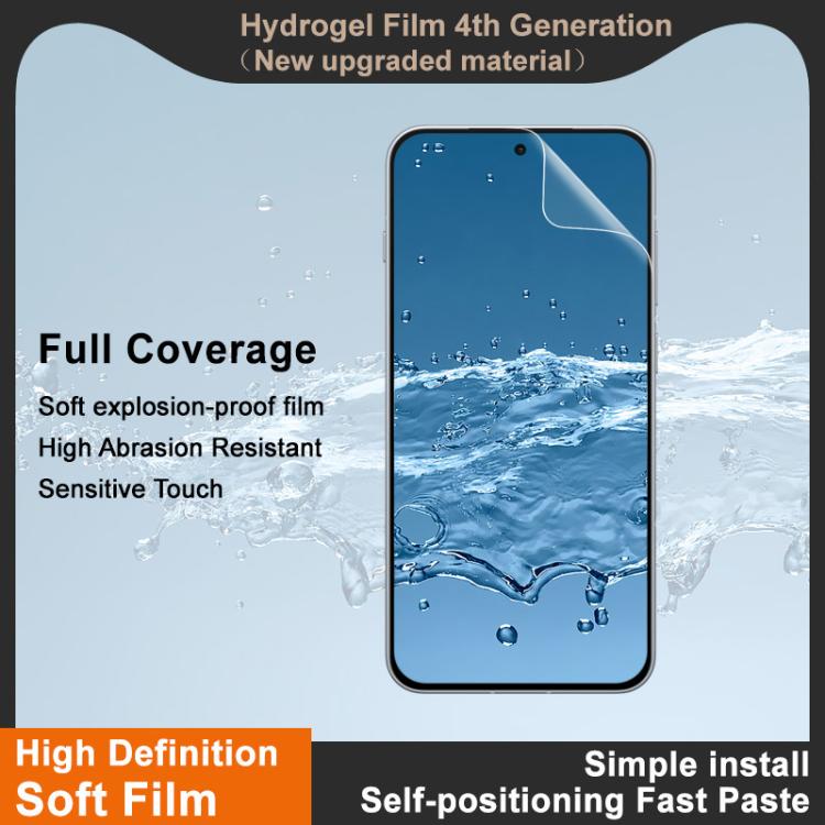 For OnePlus 13T imak 4th Generation  Full Coverage Screen Hydrogel Film Protector