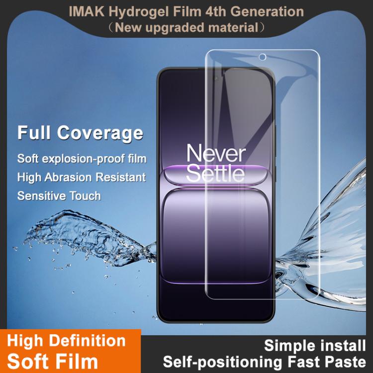 For OnePlus Ace 5 Racing / Nord CE5 imak 4th Generation  Full Coverage Screen Hydrogel Film Protector