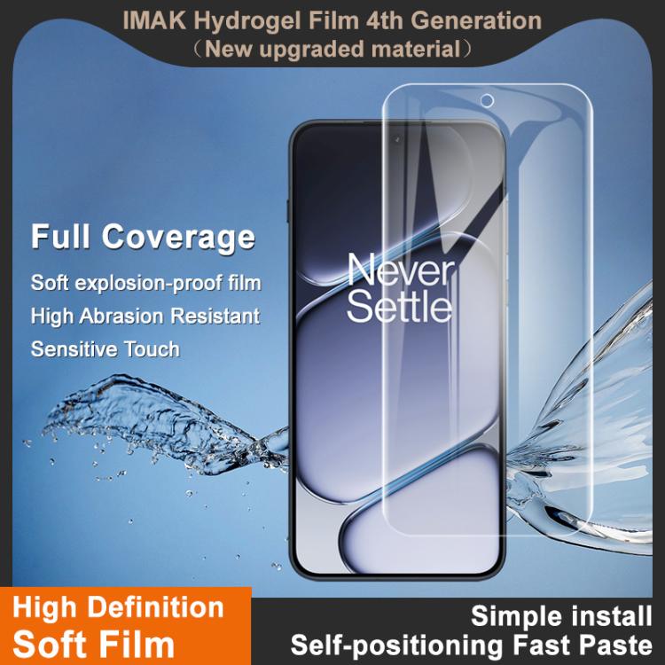 For OnePlus Ace 6/Ace 6T/15R imak 4th Generation  Full Coverage Screen Hydrogel Film Protector