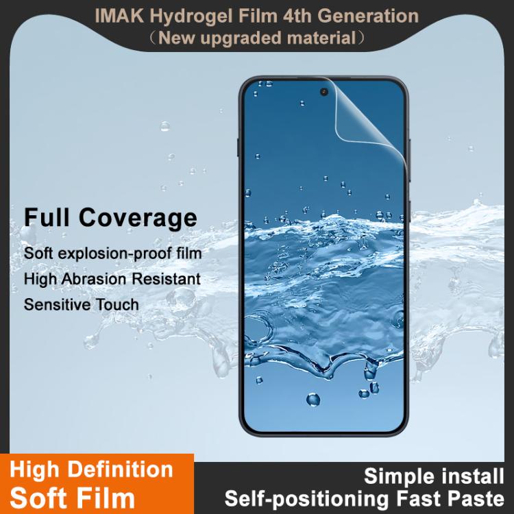 For OnePlus Ace 6/Ace 6T/15R imak 4th Generation  Full Coverage Screen Hydrogel Film Protector