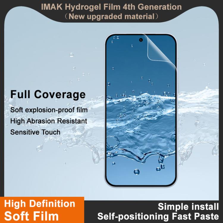 For OnePlus Turbo 6 imak 4th Generation  Full Coverage Screen Hydrogel Film Protector