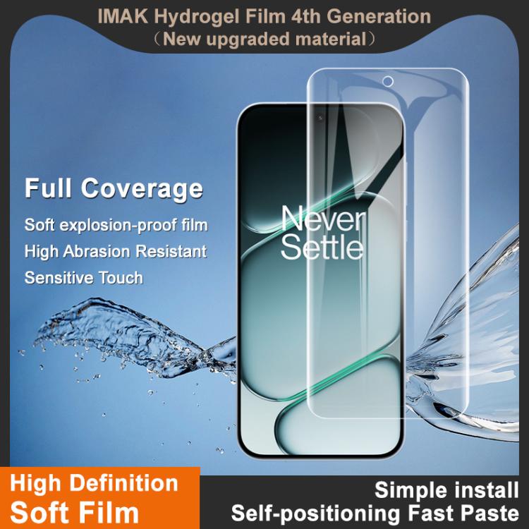 For OnePlus Turbo 6V imak 4th Generation  Full Coverage Screen Hydrogel Film Protector