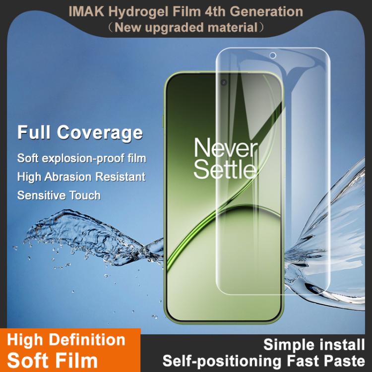 For OnePlus 15T imak 4th Generation  Full Coverage Screen Hydrogel Film Protector