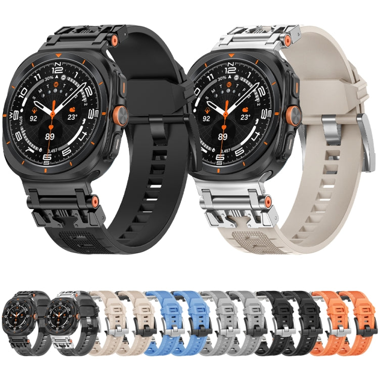 For Samsung Galaxy Watch UItra 47mm / Ultra 2025 Armor TPU Sports Watch Band