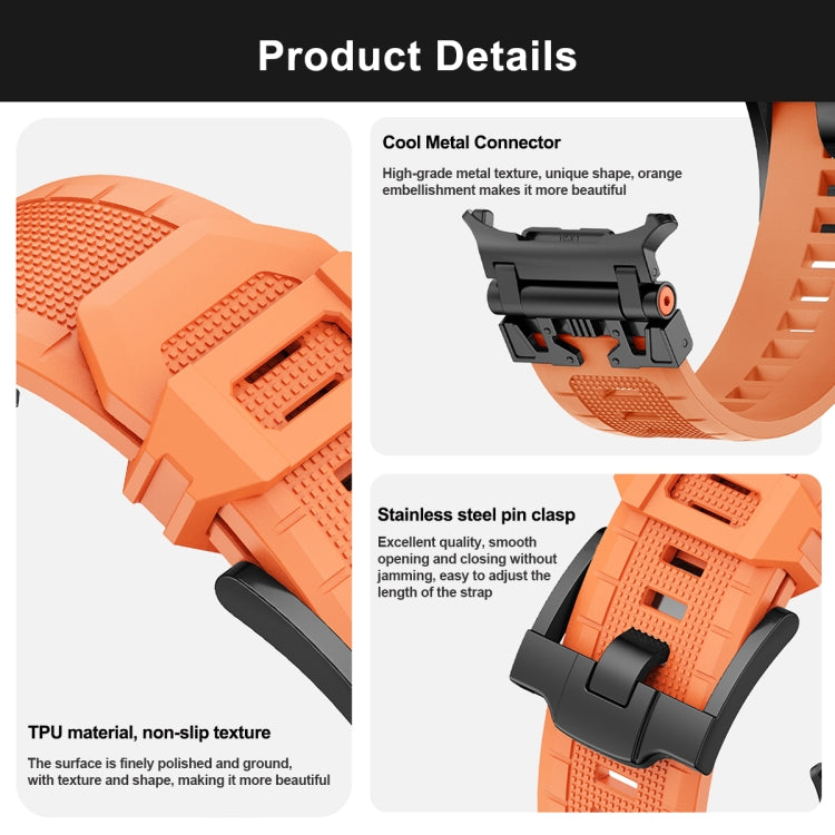 For Samsung Galaxy Watch UItra 47mm / Ultra 2025 Armor TPU Sports Watch Band