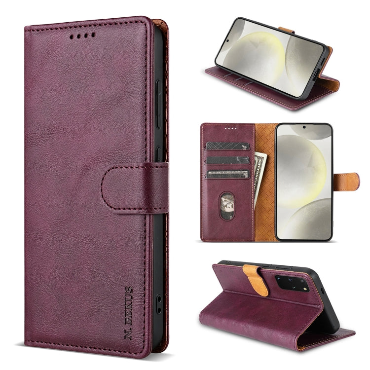 For Redmi Note 10 Pro N.BEKUS CSJ-P1 Solid Color Leather Phone Case