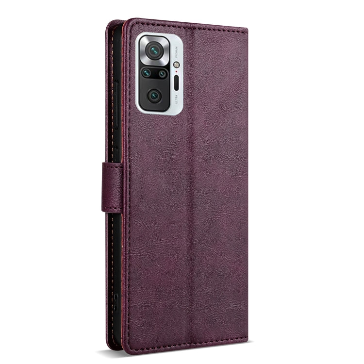 For Redmi Note 10 Pro N.BEKUS CSJ-P1 Solid Color Leather Phone Case