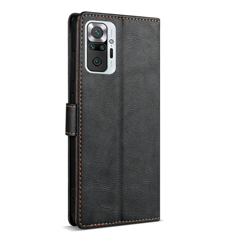 For Redmi Note 10 Pro N.BEKUS CSJ-P1 Solid Color Leather Phone Case