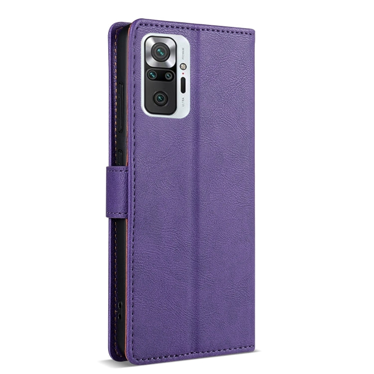 For Redmi Note 10 Pro N.BEKUS CSJ-P1 Solid Color Leather Phone Case