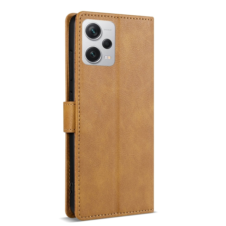 For Redmi Note 12 5G Global N.BEKUS CSJ-P1 Solid Color Leather Phone Case