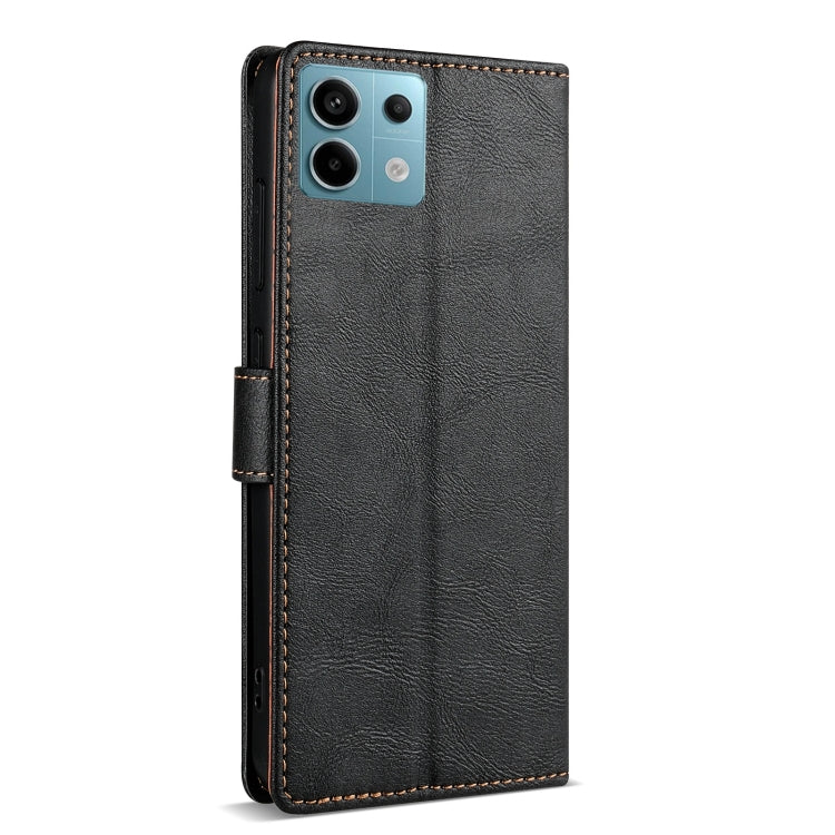 For Redmi Note 13 Pro 5G Global N.BEKUS CSJ-P1 Solid Color Leather Phone Case