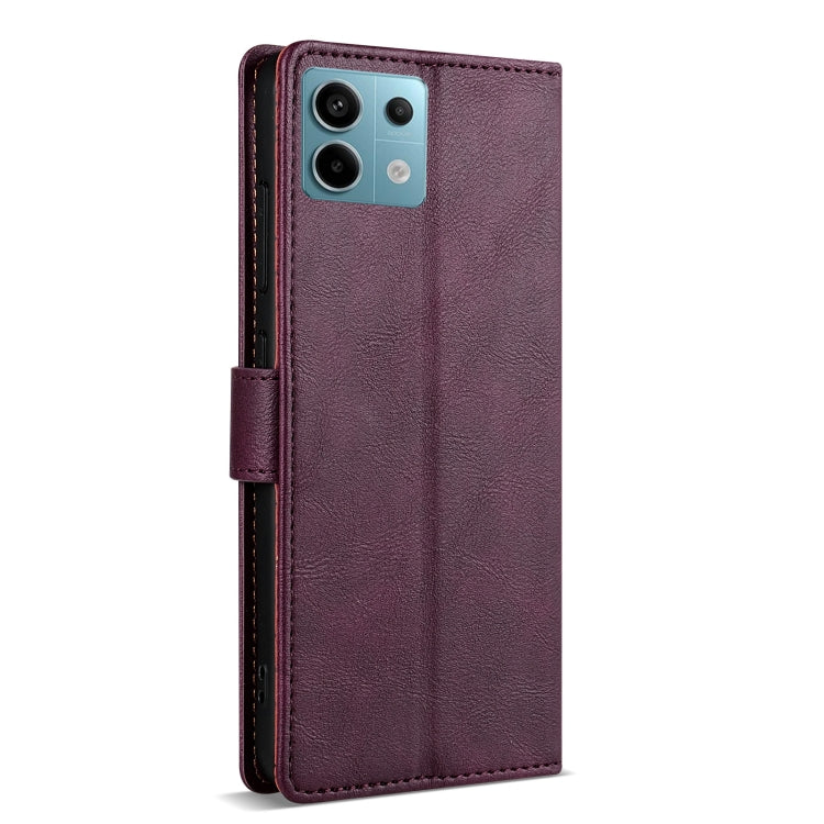 For Redmi Note 13 Pro+ 5G Global N.BEKUS CSJ-P1 Solid Color Leather Phone Case