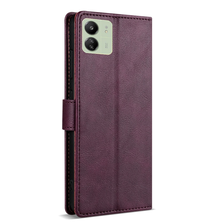For Redmi 13C 5G / 4G N.BEKUS CSJ-P1 Solid Color Leather Phone Case