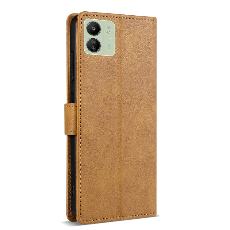 For Redmi 13C 5G / 4G N.BEKUS CSJ-P1 Solid Color Leather Phone Case