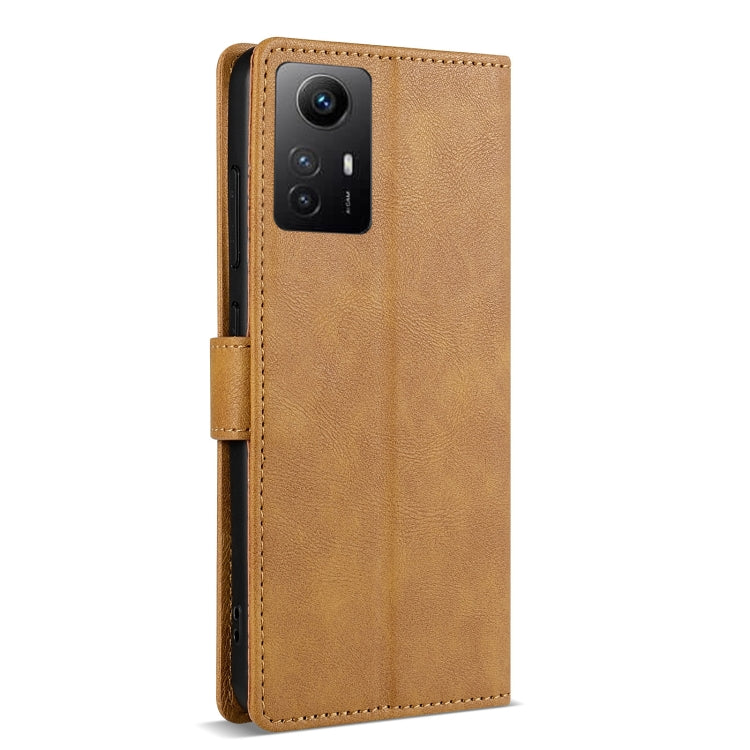 For Redmi Note 12S 4G / Note 11 4G Global N.BEKUS CSJ-P1 Solid Color Leather Phone Case