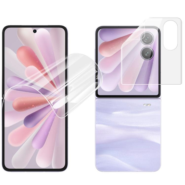 For Honor Magic V Flip 2 imak 4th Generation Screen Hydrogel Film Protector, Main Screen + Second Screen 1 Set