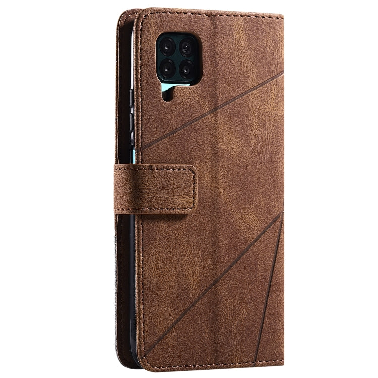 For Huawei P40 Lite Skin Feel Splicing Horizontal Flip Leather Case with Holder & Card Slots & Wallet & Photo Frame