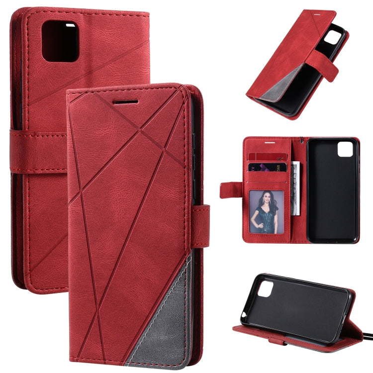 For Huawei Y5p / Honor 9s Skin Feel Splicing Horizontal Flip Leather Case with Holder & Card Slots & Wallet & Photo Frame