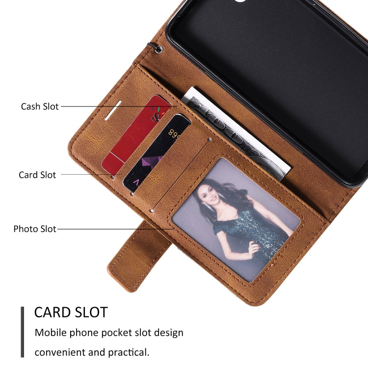 For Huawei Y5p / Honor 9s Skin Feel Splicing Horizontal Flip Leather Case with Holder & Card Slots & Wallet & Photo Frame