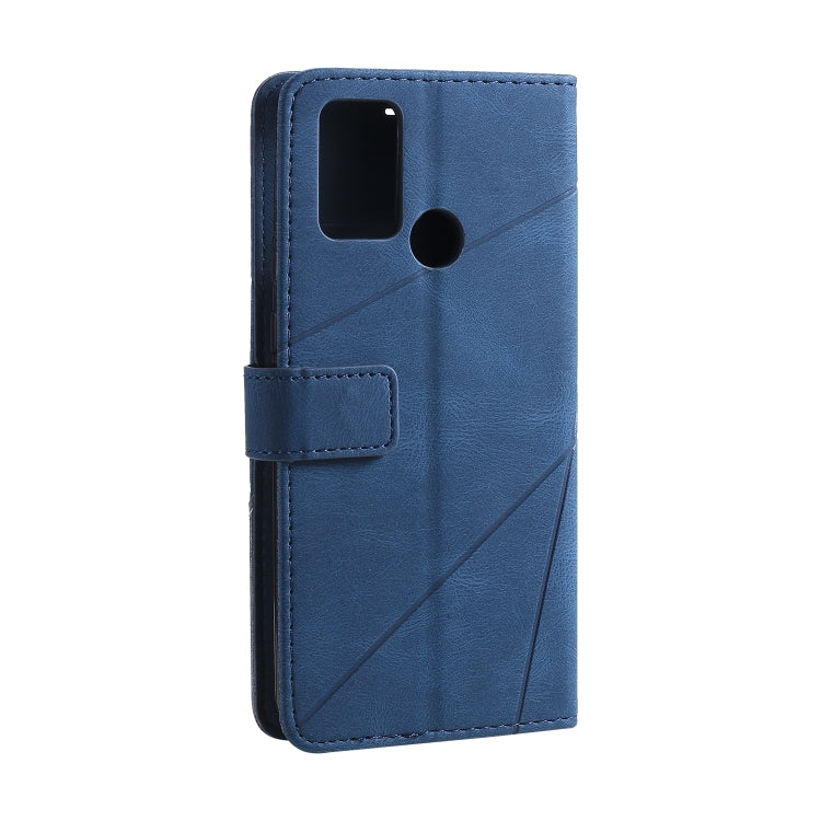 For Huawei Honor 9A Skin Feel Splicing Horizontal Flip Leather Case with Holder & Card Slots & Wallet & Photo Frame