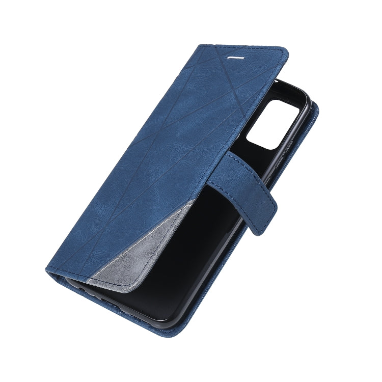 For Huawei Honor 9A Skin Feel Splicing Horizontal Flip Leather Case with Holder & Card Slots & Wallet & Photo Frame