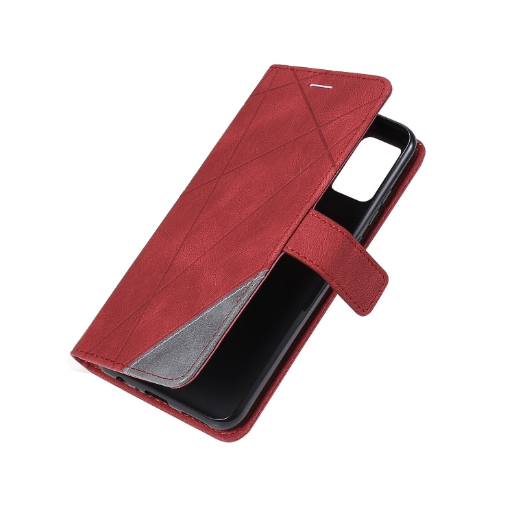 For Huawei Honor 9A Skin Feel Splicing Horizontal Flip Leather Case with Holder & Card Slots & Wallet & Photo Frame