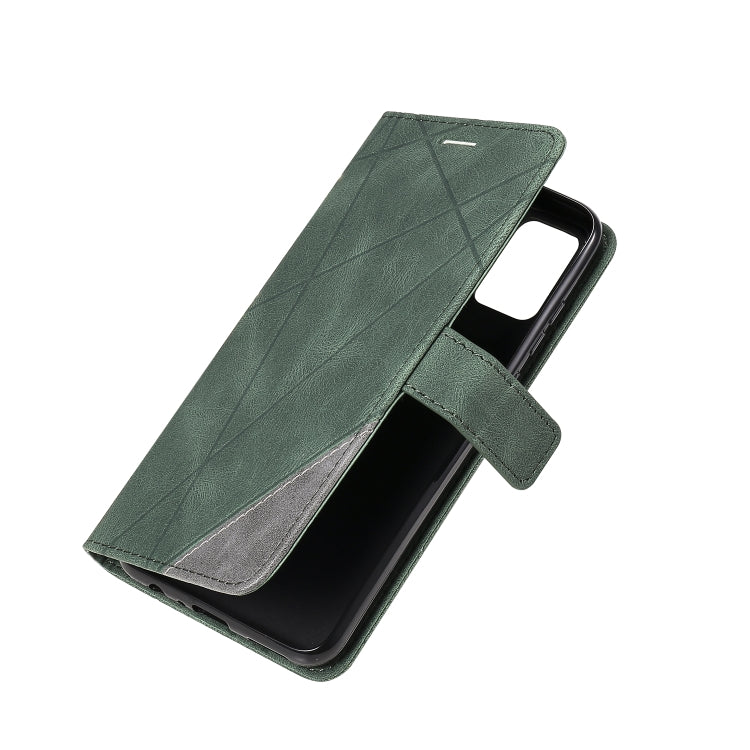 For Huawei Honor 9A Skin Feel Splicing Horizontal Flip Leather Case with Holder & Card Slots & Wallet & Photo Frame