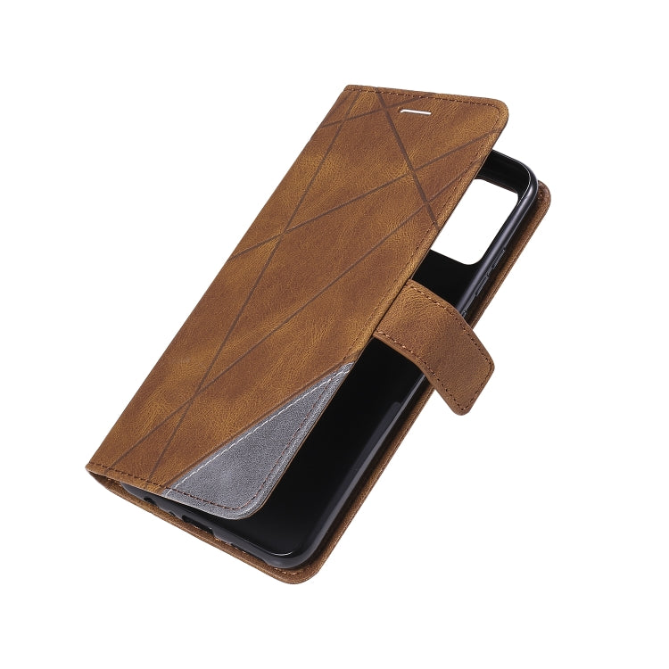 For Huawei Honor 9A Skin Feel Splicing Horizontal Flip Leather Case with Holder & Card Slots & Wallet & Photo Frame