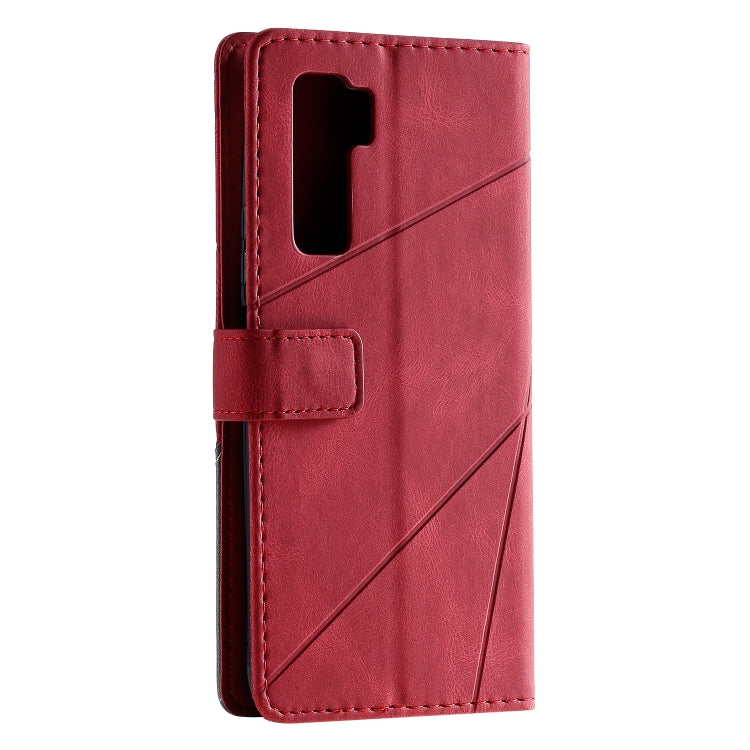 For Huawei nova 7 SE Skin Feel Splicing Horizontal Flip Leather Case with Holder & Card Slots & Wallet & Photo Frame