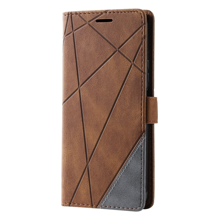 For Huawei nova 7 SE Skin Feel Splicing Horizontal Flip Leather Case with Holder & Card Slots & Wallet & Photo Frame