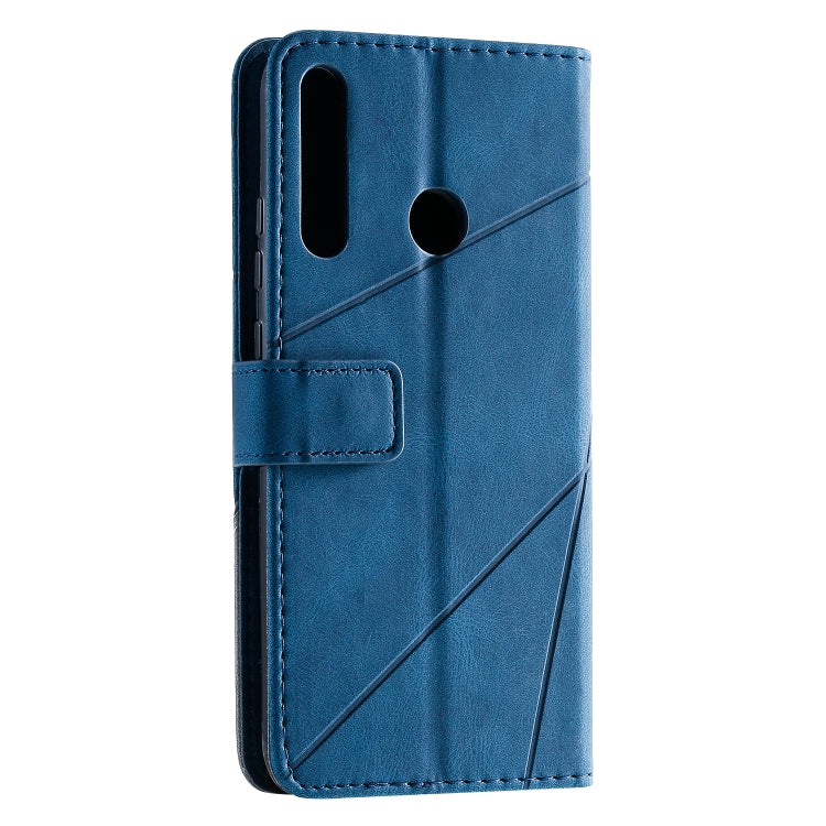 For Huawei P40 Lite E / Y7p / Honor 9C Skin Feel Splicing Horizontal Flip Leather Case with Holder & Card Slots & Wallet & Photo Frame