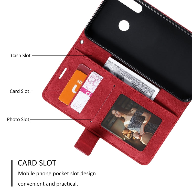 For Huawei P40 Lite E / Y7p / Honor 9C Skin Feel Splicing Horizontal Flip Leather Case with Holder & Card Slots & Wallet & Photo Frame