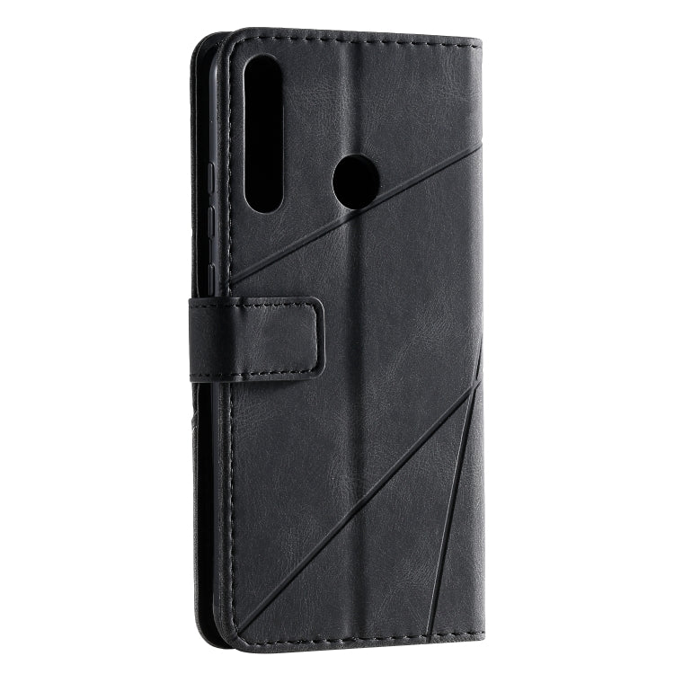 For Huawei P40 Lite E / Y7p / Honor 9C Skin Feel Splicing Horizontal Flip Leather Case with Holder & Card Slots & Wallet & Photo Frame