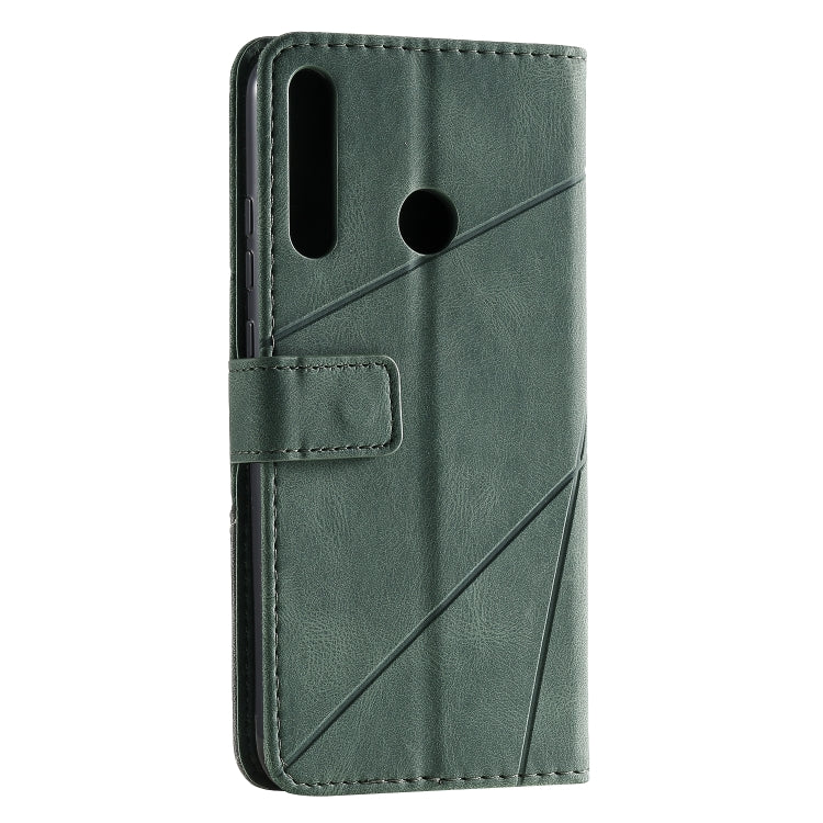 For Huawei P40 Lite E / Y7p / Honor 9C Skin Feel Splicing Horizontal Flip Leather Case with Holder & Card Slots & Wallet & Photo Frame