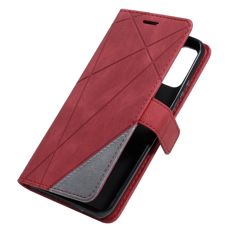 For Huawei P smart 2020 Skin Feel Splicing Horizontal Flip Leather Case with Holder & Card Slots & Wallet & Photo Frame