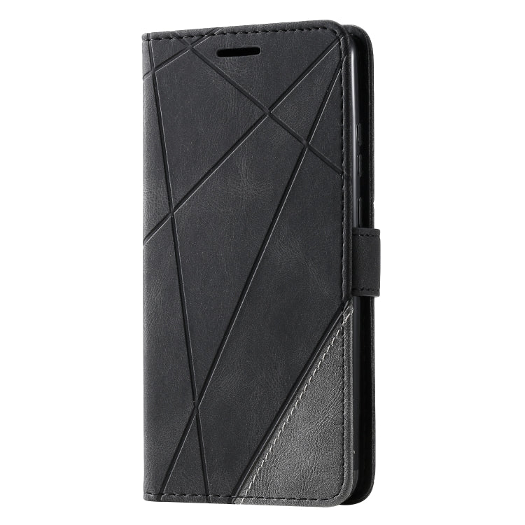 For Huawei P smart 2020 Skin Feel Splicing Horizontal Flip Leather Case with Holder & Card Slots & Wallet & Photo Frame