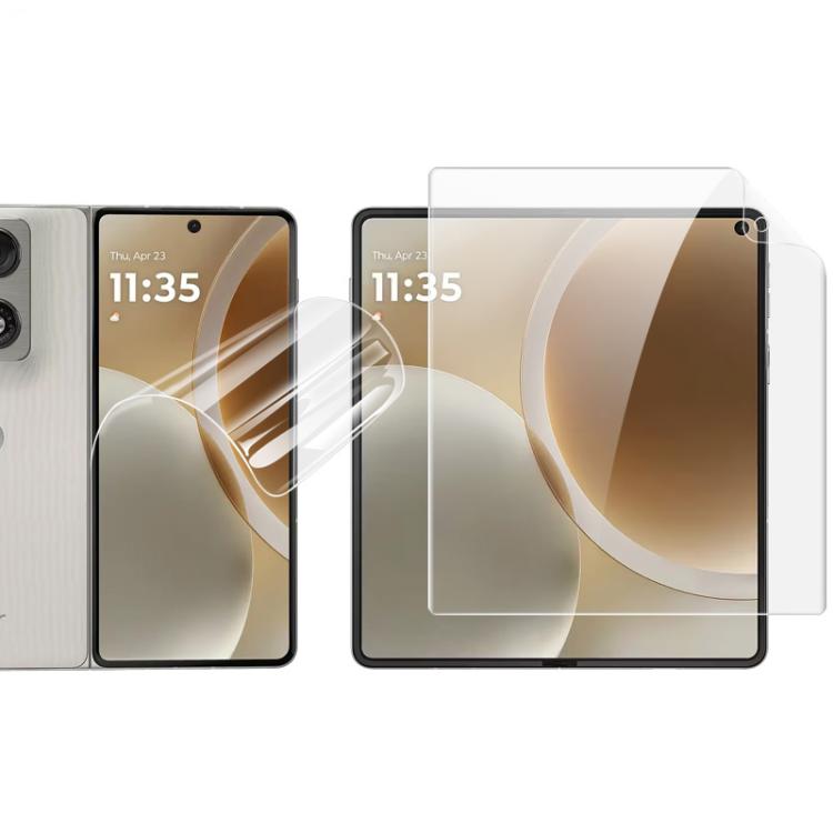For Motorola Razr Fold 5G imak 4th Generation Screen Hydrogel Film Protector, Main Screen + Second Screen 1 Set
