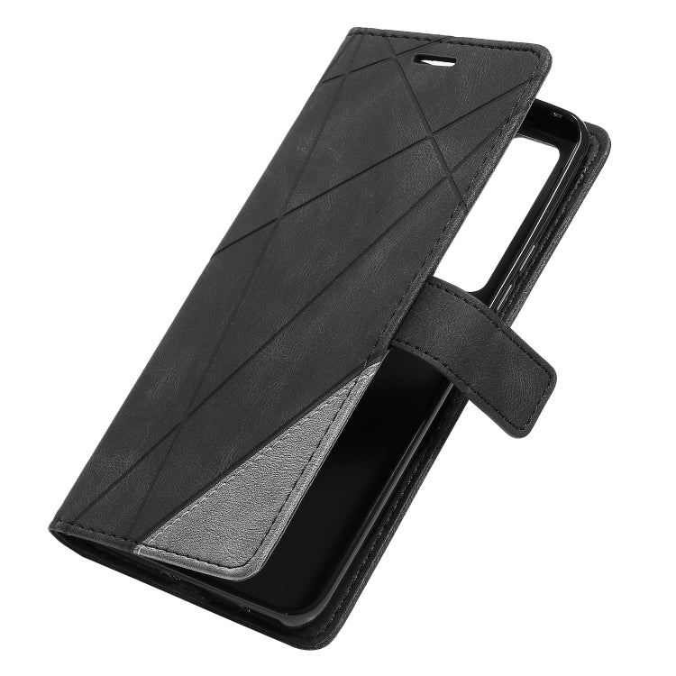 For Huawei nova 7 Pro 5G Skin Feel Splicing Horizontal Flip Leather Case with Holder & Card Slots & Wallet & Photo Frame