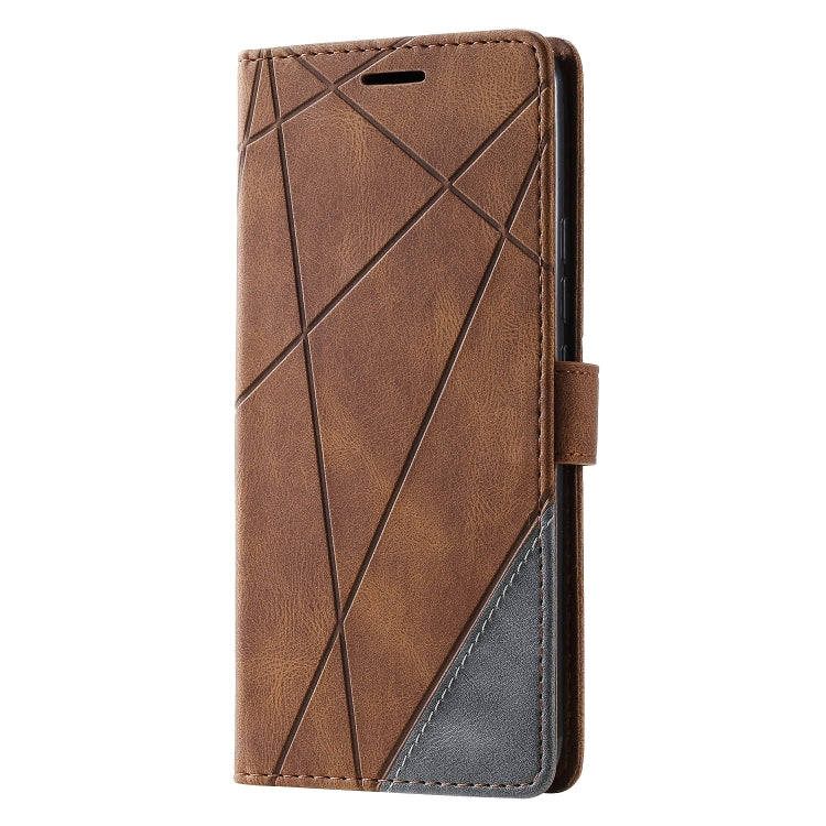 For Huawei nova 7 Pro 5G Skin Feel Splicing Horizontal Flip Leather Case with Holder & Card Slots & Wallet & Photo Frame