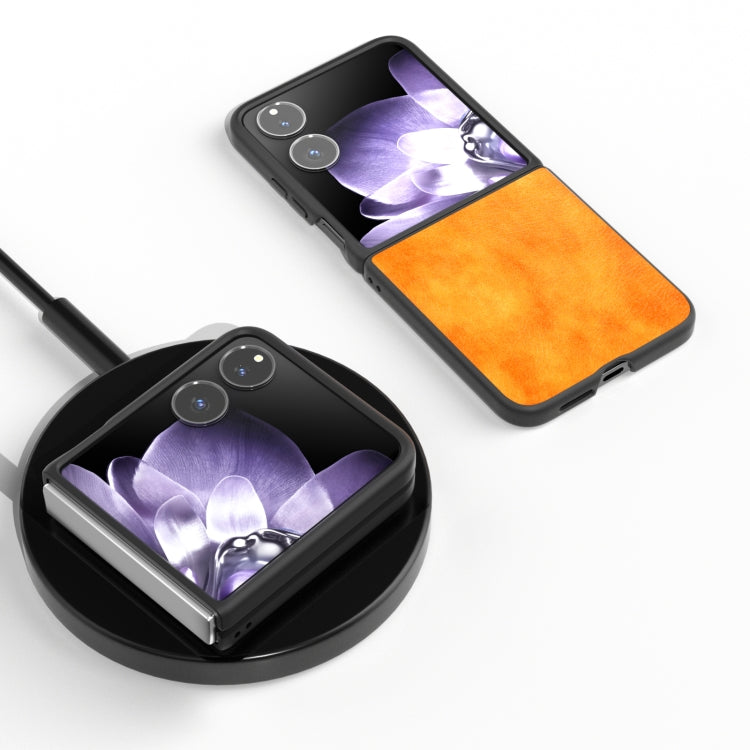 For Xiaomi Mix Flip Dual Color Lichi Texture PU Phone Case