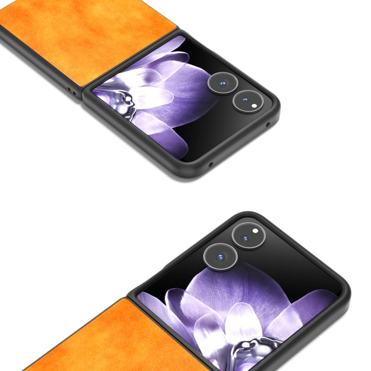 For Xiaomi Mix Flip Dual Color Lichi Texture PU Phone Case