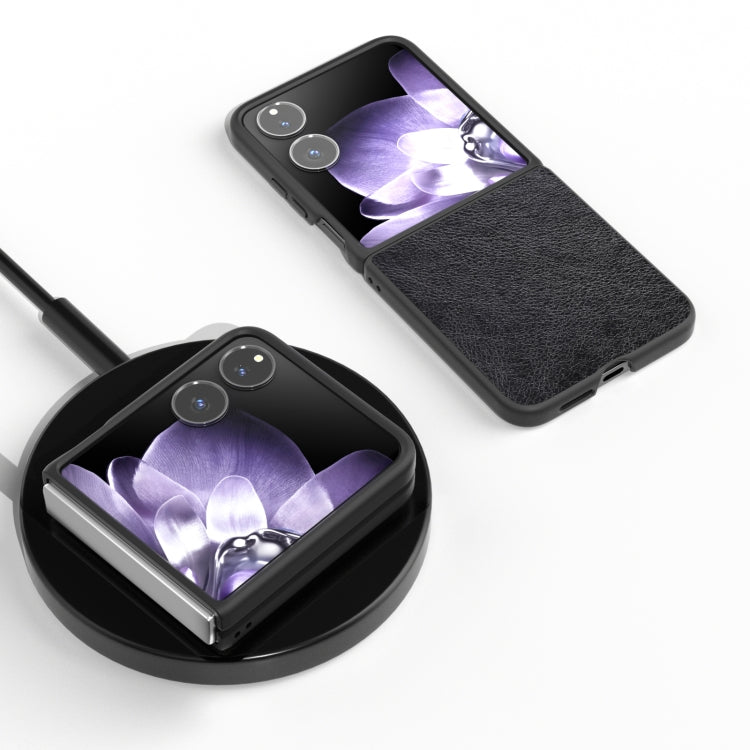 For Xiaomi Mix Flip Dual Color Lichi Texture PU Phone Case