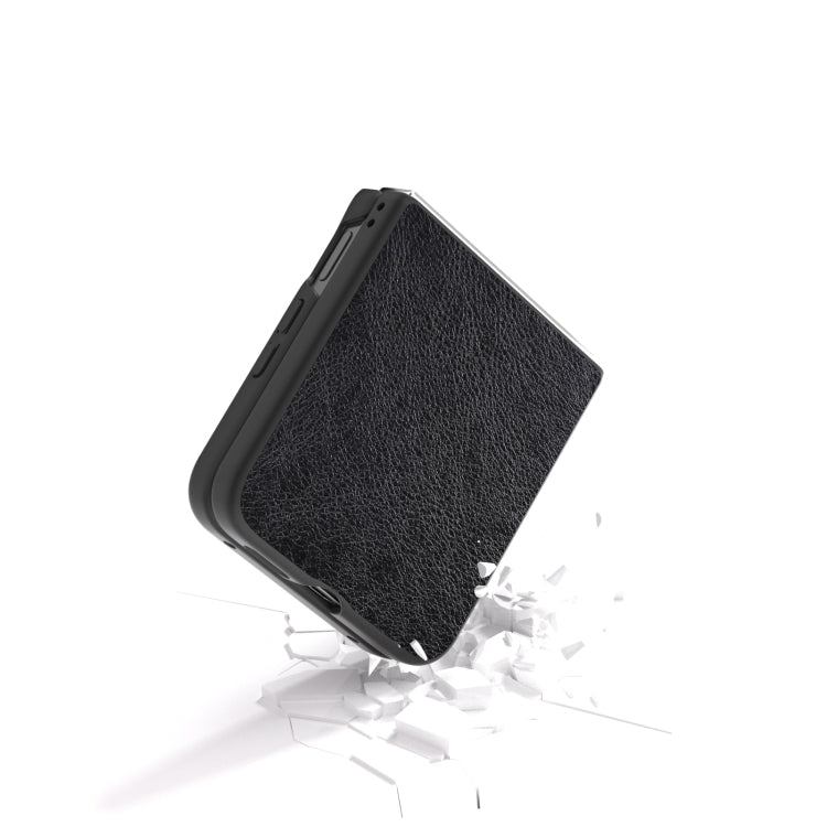 For Xiaomi Mix Flip Dual Color Lichi Texture PU Phone Case